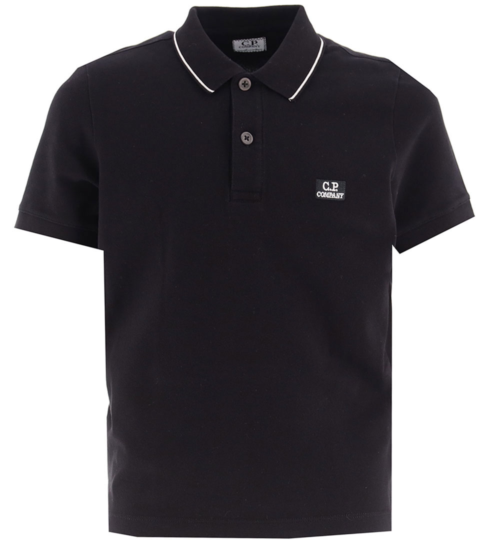 Polo CP Company - Noir av Blanc - CP Company - 8 ans 128 - Polo 50 €