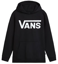 Vans Hættetrøje - Classic II - Sort/Hvid Vans Hættetrøje - Classic II - Sort/Hvid