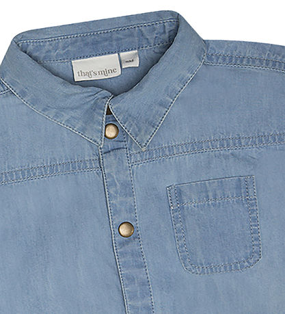 That's Mine Skjorte - Silas - Denim - Blå That's Mine Skjorte - Silas - Denim - Blå