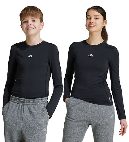 adidas Performance Bluse - J TF - Sort/Hvid adidas Performance Bluse - J TF - Sort/Hvid