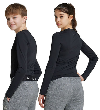 adidas Performance Bluse - J TF - Sort/Hvid adidas Performance Bluse - J TF - Sort/Hvid