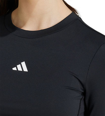 adidas Performance Blússa - J TF - Svart/Hvítur