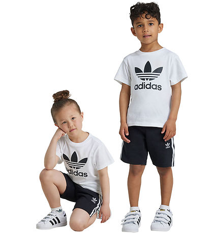 adidas Originals Shortssæt - Black/White adidas Originals Shortssæt - Black/White