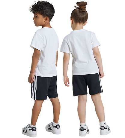 adidas Originals Shortssæt - Black/White adidas Originals Shortssæt - Black/White