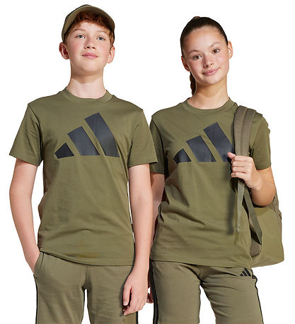 adidas Performance T-shirt - J BL - Olistr/Sort adidas Performance T-shirt - J BL - Olistr/Sort