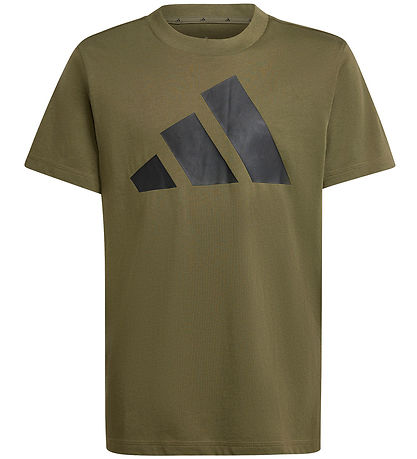 T-Shirt adidas Performance - J BL - Olistr/Noir