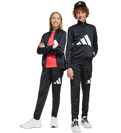 adidas Performance Trainingsanzug - J BL TR TS - Schwarz/Weiß