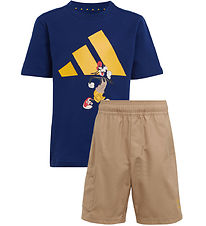 adidas Performance Shortssæt - Disney Fedtmule - Dkblu/Creyel adidas Performance Shortssæt - Disney Fedtmule - Dkblu/Creyel