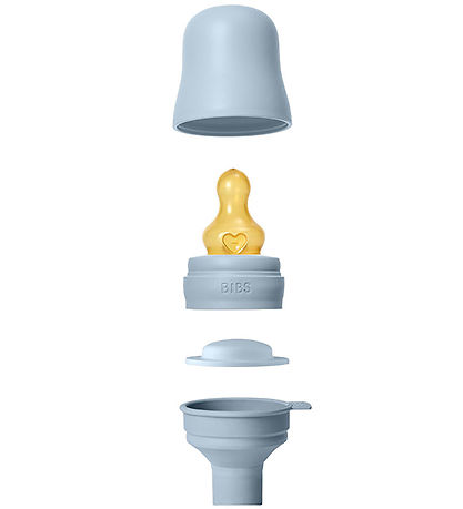 Bibs Sutteflaske - 150 ml - PP/Naturgummi - Baby Blue