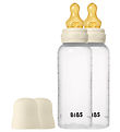 Bibs Sutteflaske - 2-pak - 270 ml - PP/Naturgummi - Ivory Bibs Sutteflaske - 2-pak - 270 ml - PP/Naturgummi - Ivory