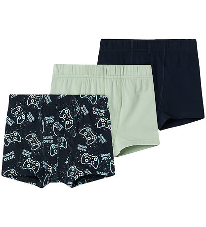 Name It Boxershorts - Noos - 3-pak - NmmTights - Dark Sapphire Name It Boxershorts - Noos - 3-pak - NmmTights - Dark Sapphire