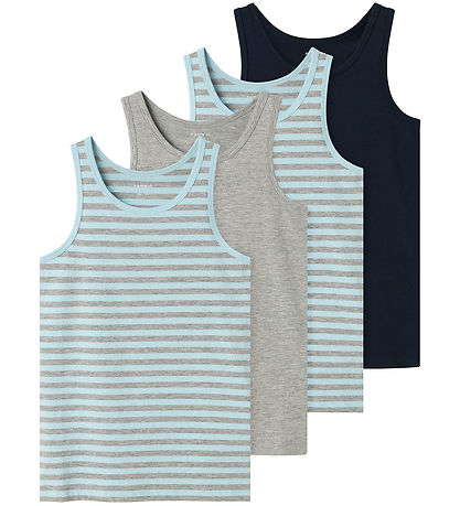 Name It Undertrøje - Noos - 4-pak - NkmTank - Aquamarine Name It Undertrøje - Noos - 4-pak - NkmTank - Aquamarine