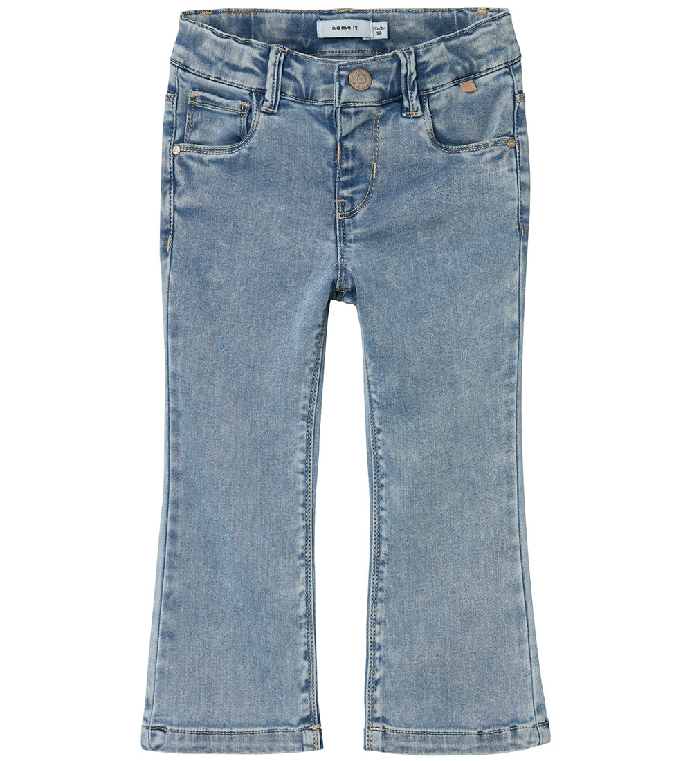 Name It Jeans - Noos - NmfSalli - Light Blue Gebleichter Denim - Name It - 2 Jahre (92) - Jeans
