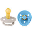 Bibs Colour Sutter - Str. 2 - 2-pak - Rund - Mushroom/Breeze