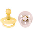 Bibs Colour sutter - Str. 2 - 2-pak - Rund - Pale Butter/Petal