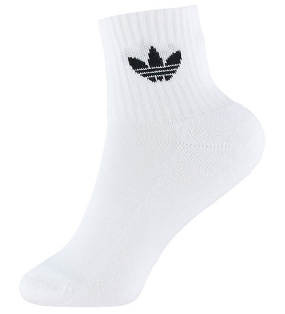 adidas Originals Ankelstrømper - 6-pak - Hvid m. Sort