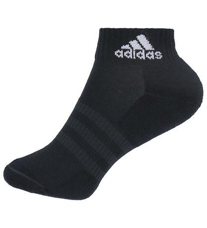 adidas Performance Ankelstrømper - 3-pak - Sort m. Hvid adidas Performance Ankelstrømper - 3-pak - Sort m. Hvid
