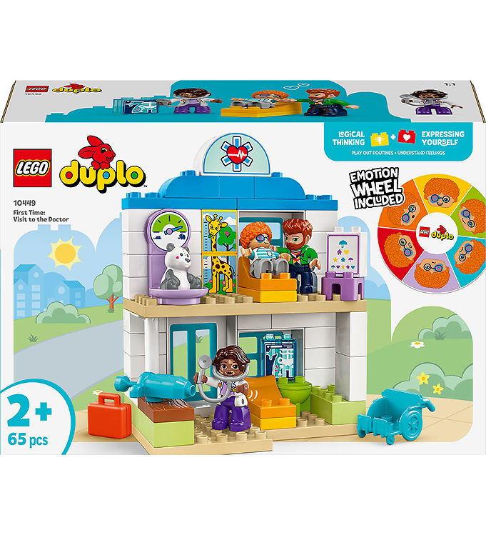 LEGO ® DUPLO - Første Gang: Besøg Hos Lægen 10449 - 65 Dele