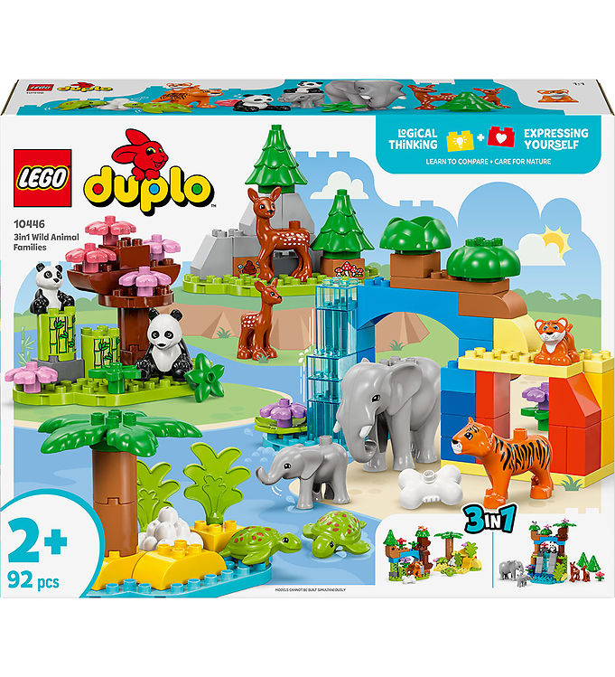 LEGOÂ® DUPLO - Vilde Dyrefamilier 10446 - 3-i-1 - 92 Dele