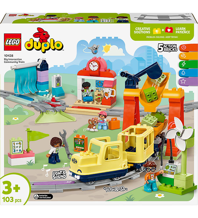 LEGOÂ® DUPLO - Stort Interaktivt Lokalbanetog 10428 - 103 Dele