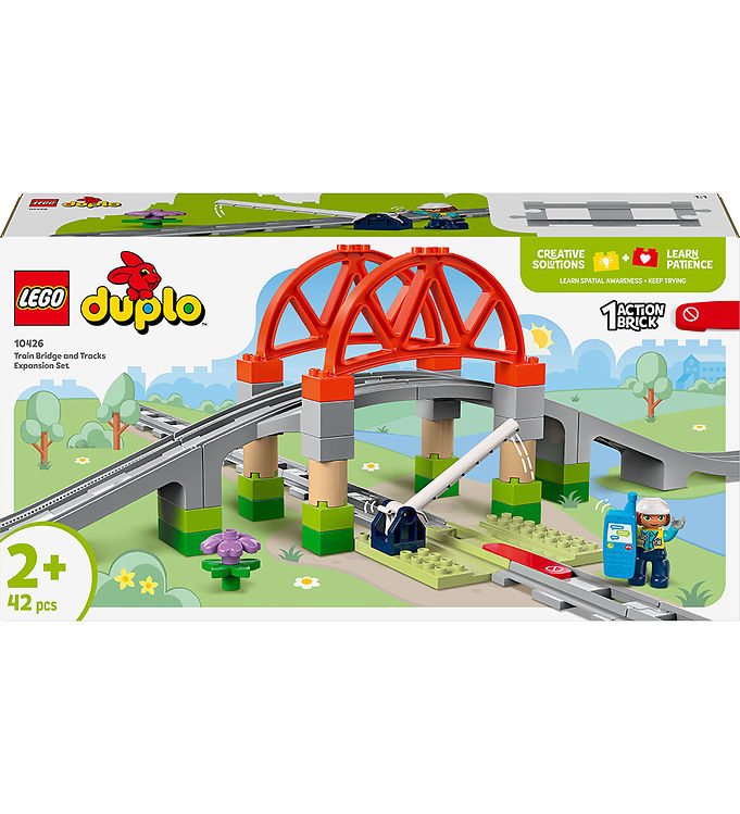 LEGOÂ® DUPLO - Togbro og Spor Udvidelsessæt 10426 - 42 Dele