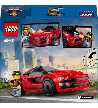 LEGO® City - La voiture de sport rouge 60448 - 109 Parties LEGO® City - La voiture de sport rouge 60448 - 109 Parties