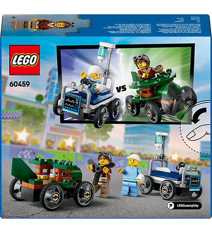 LEGO® City - Racerbilpakke: Fly mod Hospitals... 60459 - 70 Dele LEGO® City - Racerbilpakke: Fly mod Hospitals... 60459 - 70 Dele