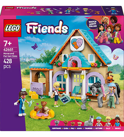LEGO® Friends - Dyrlægeklinik For Heste Og K... 42651 - 428 Dele LEGO® Friends - Dyrlægeklinik For Heste Og K... 42651 - 428 Dele