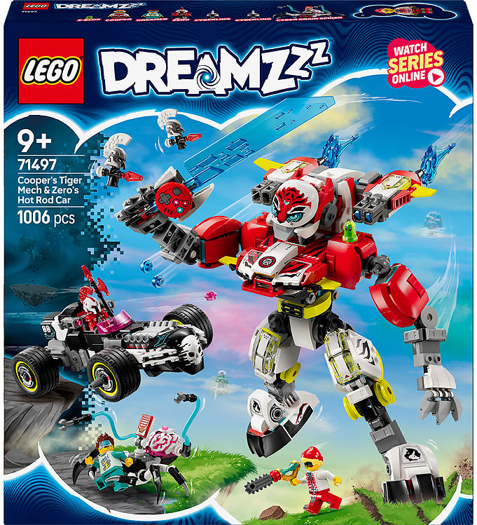 LEGO® DREAMZzz - Coopers Tiger-Mech Og Zero... 71497 - 1006 Dele