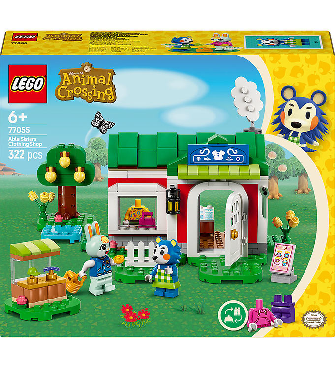 LEGO® Animal Crossing - Tøjbutikken Able Sis... 77055 - 322 Dele