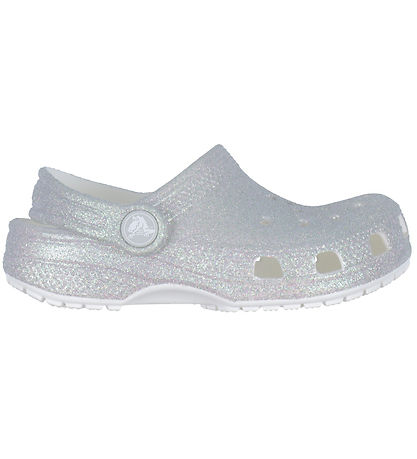 Crocs Sandaler - Classic Glitter K - White