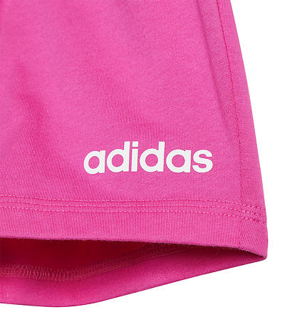 adidas Performance T-shirt/Shorts - 160 - Pink/Hvid