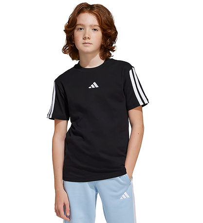adidas Performance T-Shirt - 160 - Sort/Hvid