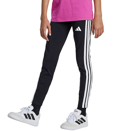 adidas Performance Leggings - 230 - Sort m. Hvid adidas Performance Leggings - 230 - Sort m. Hvid