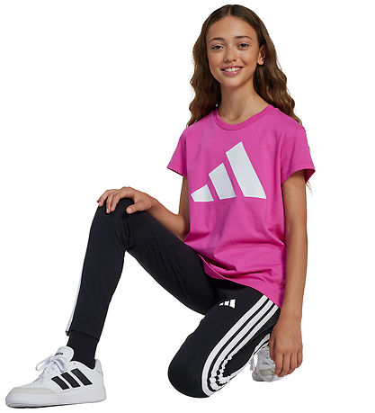adidas Performance Leggings - 230 - Sort m. Hvid
