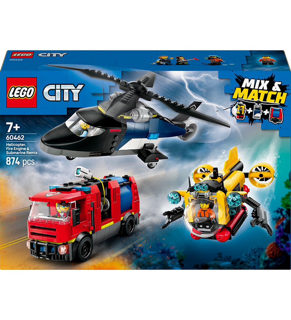 LEGO® City - Remix - Kombinationsset mit Hubschrauber... 60462 - - LEGO® - One Size - Klötze