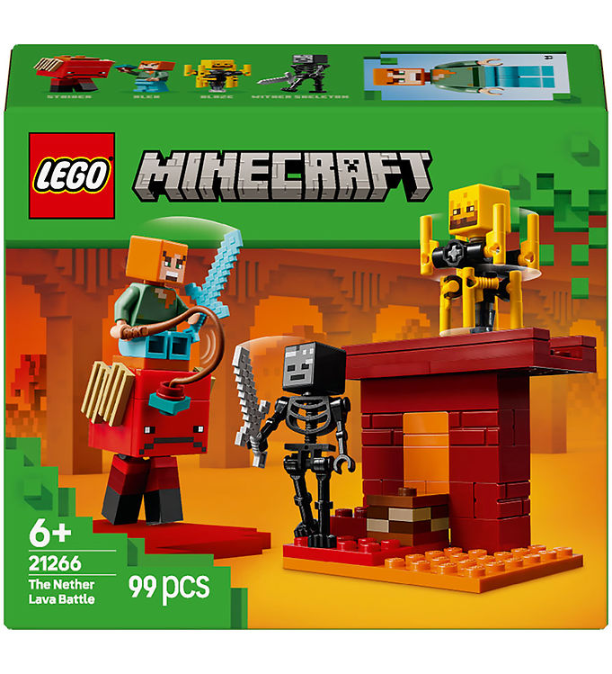 LEGO® Minecraft - Nether-lavakampen 21266 - 99 Dele