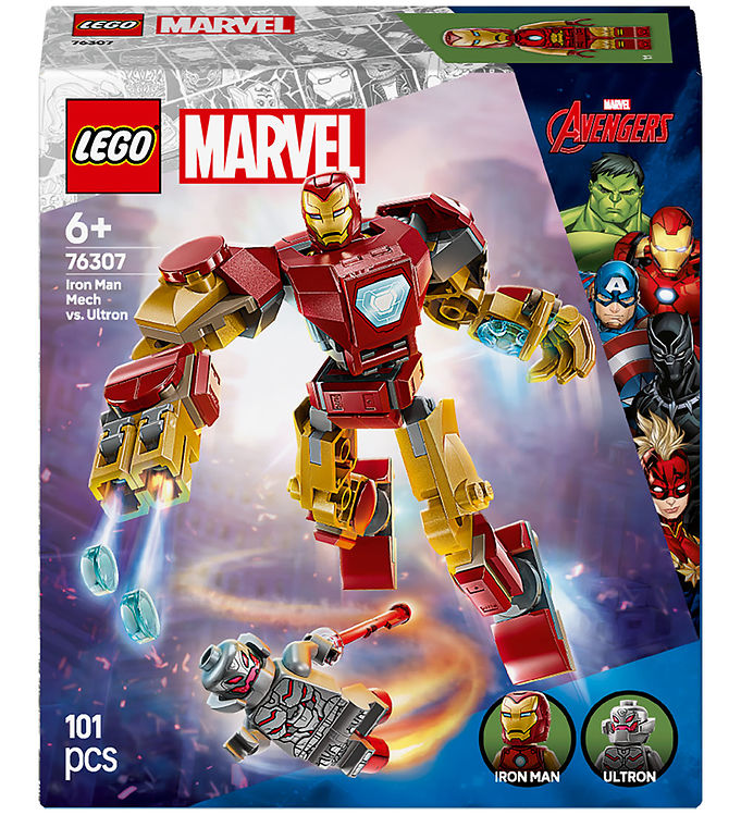 LEGO® Marvel - Iron Man-mech mod Ultron 76307 - 101 Dele