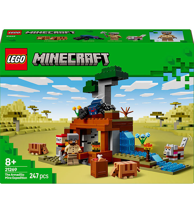 LEGO® Minecraft - Bæltedyrs-mineekspeditionen 21269 - 247 Dele