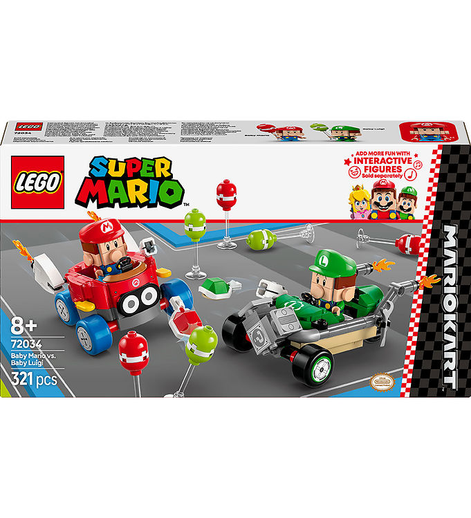 LEGO® Super Mario - Mario Kart: Baby Mario ... 72034 - 321 Dele