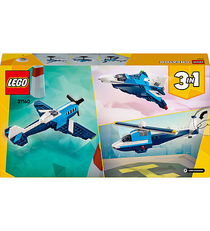LEGO® Creator - Luftfarttøjer: Racerfly 31160 - 3-i-1 - 178 Dele LEGO® Creator - Luftfarttøjer: Racerfly 31160 - 3-i-1 - 178 Dele
