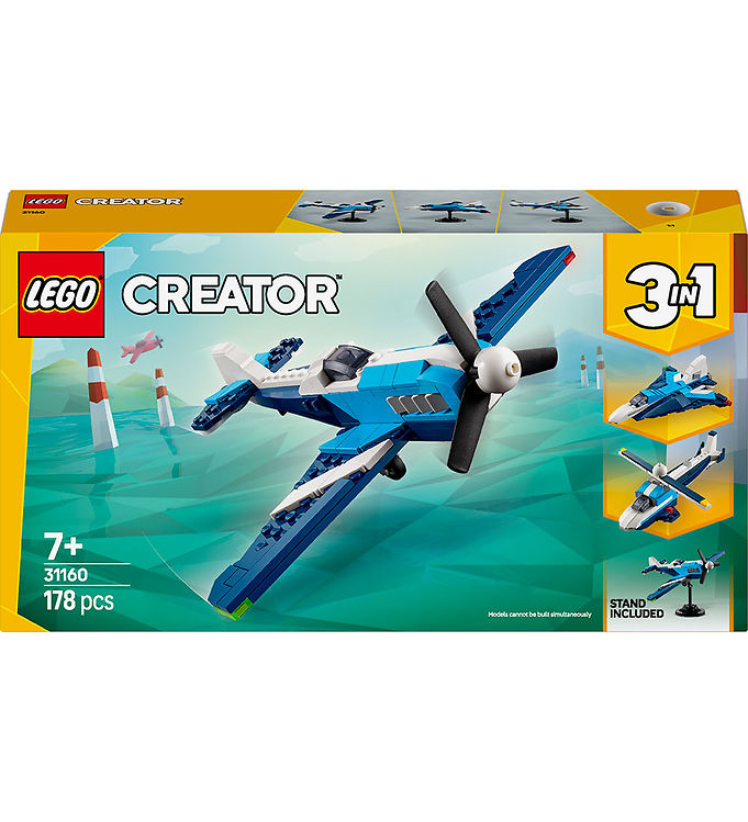 LEGO® Creator - Luftfarttøjer: Racerfly 31160 - 3-i-1 - 178 Dele
