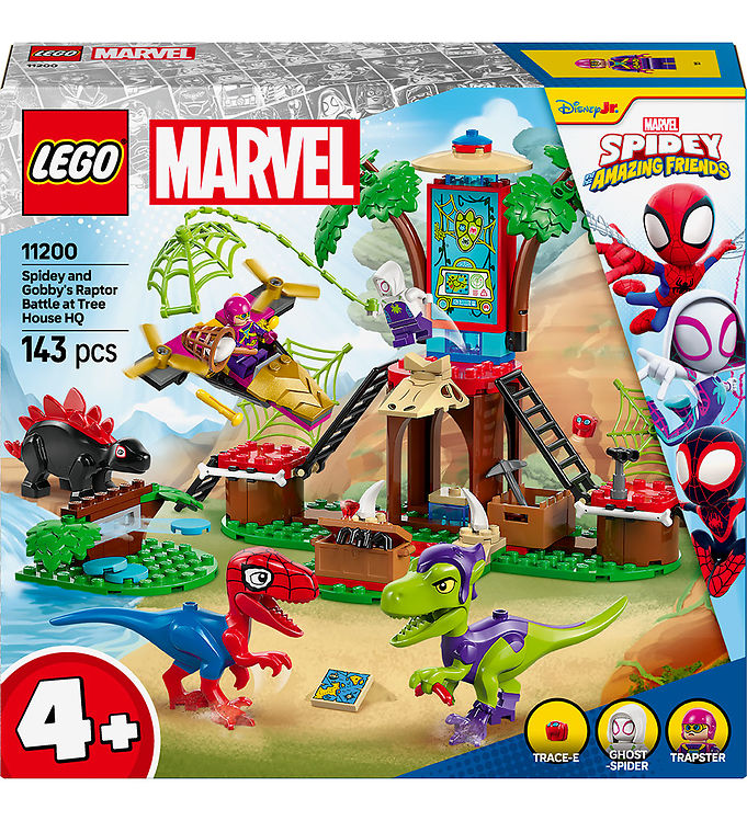 LEGO® Marvel - Spidey og Gobbys Raptorkamp v... 11200 - 143 Dele