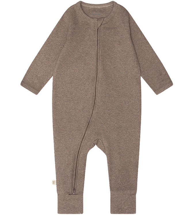 That's Mine - Cathie onesie - Brown melange - 50cm - 0M