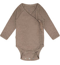 That's Mine Slå-om Body l/æ - Rib - Becca - Brown Melange That's Mine Slå-om Body l/æ - Rib - Becca - Brown Melange