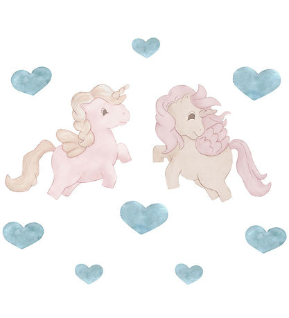 That's Mine Wallstickers - Unicorn Twins - 10 dele - Rose That's Mine Wallstickers - Unicorn Twins - 10 dele - Rose