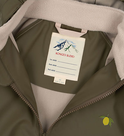 Konges Sløjd Regntøj - PU - Plainy - Burnt Olive Konges Sløjd Regntøj - PU - Plainy - Burnt Olive