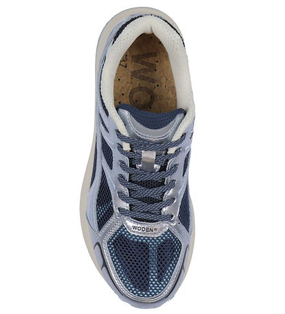 Woden Sko - Josephine - Ice Blue/Dark Navy