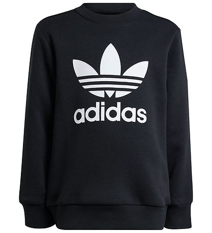 adidas Originals Sweatsæt - Trefoil - Sort m. Hvid
