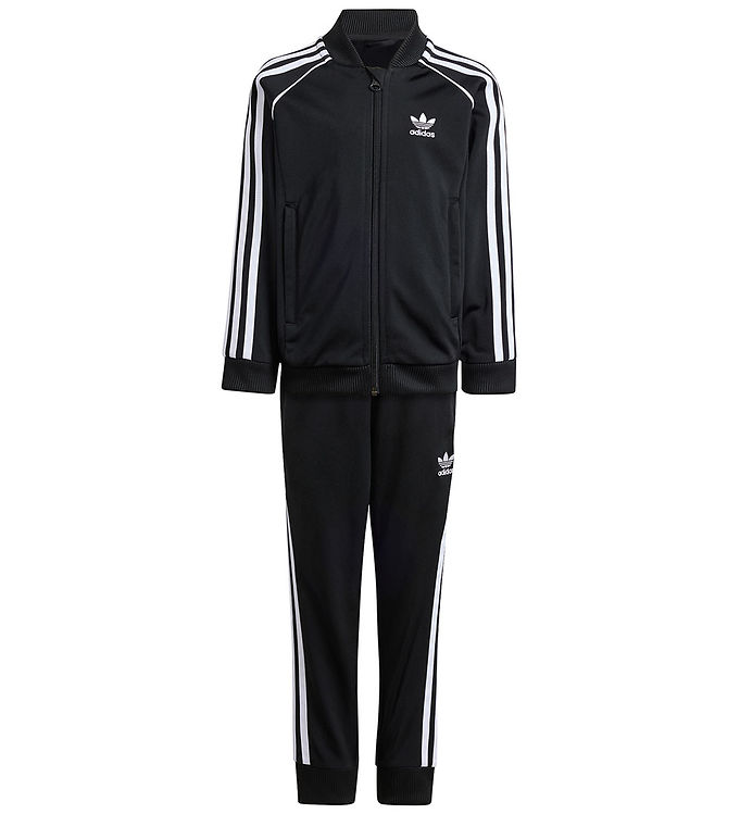 adidas Originals Træningssæt - Sort m. Hvid